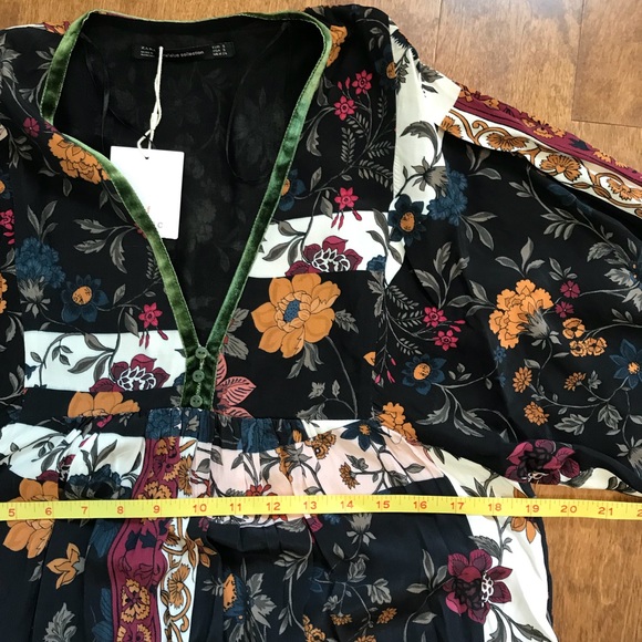 New Zara Bohemian Goddess Maxi Dress S - Picture 8 of 8